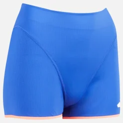 Best Dame FFR Team Frankrig Løbe Shorts Semi Lucid Blue Dame Sport Træningsbukser|Træning