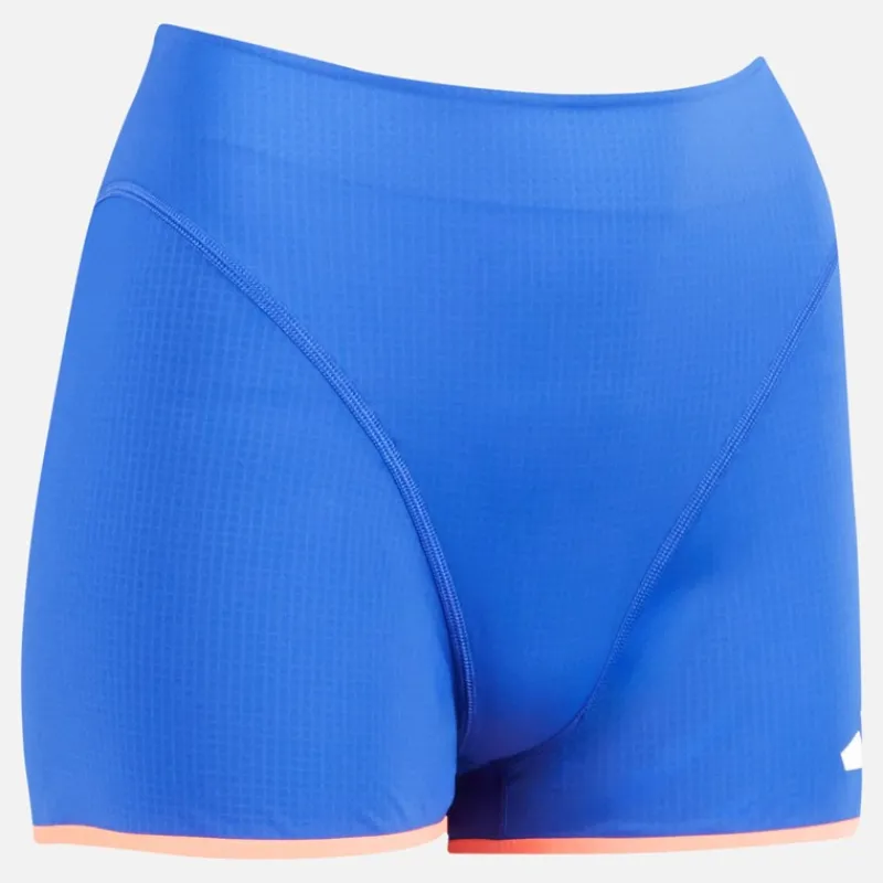 Best Dame FFR Team Frankrig Løbe Shorts Semi Lucid Blue Dame Sport Træningsbukser|Træning
