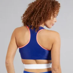 Sale Dame FFR Team Frankrig Løbetop Semi Lucid Blue Dame Træning|Overdele