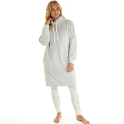 Sale Dame Fluffy Hjemmetøj Grå Dame Undertøj, Sokker Og Nattøj·Nattøj