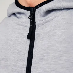 Clearance Dame Fusion Lynlås Hættetrøje Light Grey Melange Hættetrøjer Og Sweatshirts·Hættetrøjer