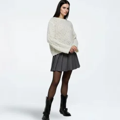 Hot Dame Fylla Sweater 0105 Antique White Dame Trøjer Og Cardigans·Trøjer
