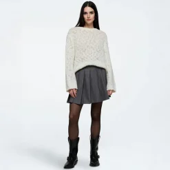 Hot Dame Fylla Sweater 0105 Antique White Dame Trøjer Og Cardigans·Trøjer