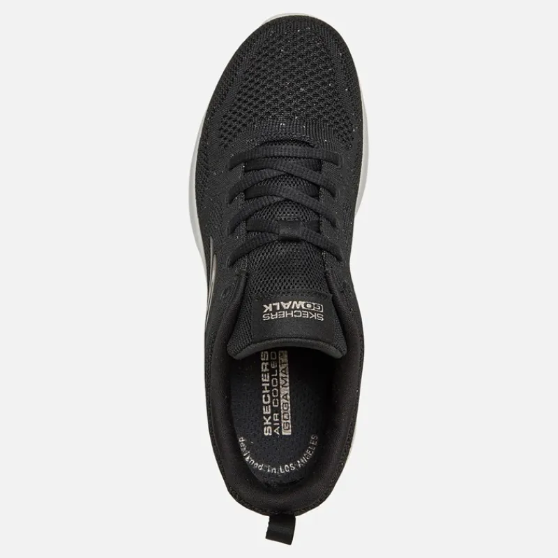 Hot Dame Go Walk Joy Violet Sneakers Sort/Rosaguld Dame Sneakers|Sneakers