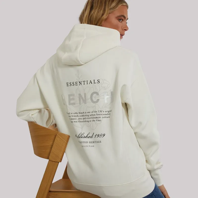 Clearance Dame Harmy Hættetrøje Vinter Hvid Dame Hættetrøjer Og Sweatshirts·Hættetrøjer