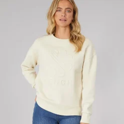 New Dame Ilma Sweatshirt Kridt Dame Hættetrøjer Og Sweatshirts·Sweatshirts