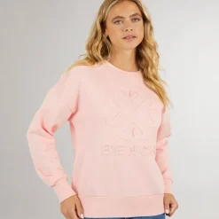 Outlet Dame Ilma Sweatshirt Lys Rosa Dame Hættetrøjer Og Sweatshirts·Sweatshirts