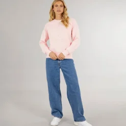 Outlet Dame Ilma Sweatshirt Lys Rosa Dame Hættetrøjer Og Sweatshirts·Sweatshirts