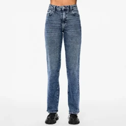 Discount Dame Kelly Lige Ben Jeans Medium Blue Denim Dame Jeans, Bukser Og Leggings·Jeans