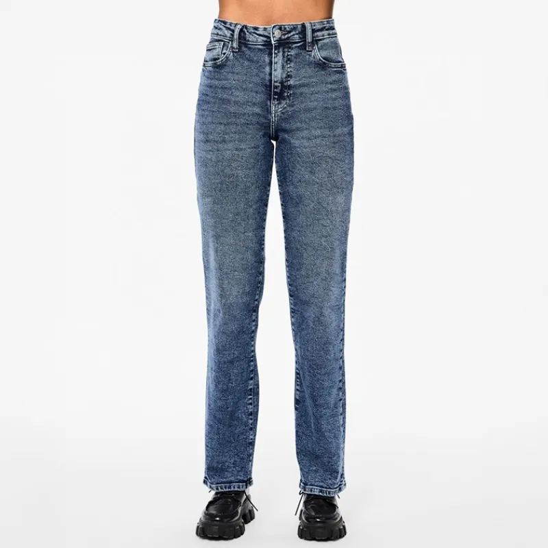 Discount Dame Kelly Lige Ben Jeans Medium Blue Denim Dame Jeans, Bukser Og Leggings·Jeans