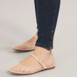 Outlet Dame Kendell Ankel Længde Slim Jeans Mørkeblå Denim Dame Jeans, Bukser Og Leggings·Skinny Jeans|Jeans, Bukser Og Leggings·Jeans