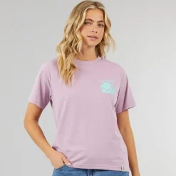 Hot Dame Kidwelly T-shirt Støvet malva Dame Overdele·T-Shirts|Overdele·Overdele
