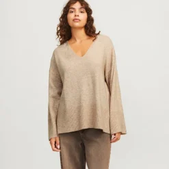 Clearance Dame Lucca V-hals Trøje Peyote Dame Trøjer Og Cardigans·Trøjer