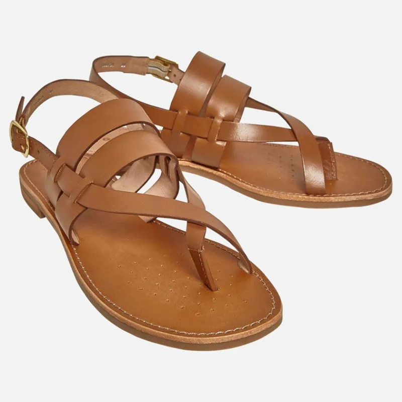 Best Dame Maddalusia Flade Sandaler Camel Dame Klip-Klapper Og Sandaler|Klip-Klapper Og Sandaler