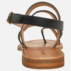 Best Dame Maddalusia Flade Sandaler Sort / Hvid Dame Klip-Klapper Og Sandaler|Klip-Klapper Og Sandaler
