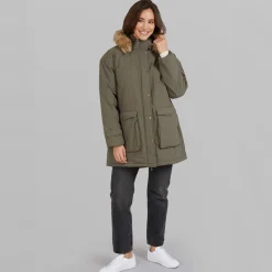 New Dame Majlis Parka Army Grøn Dame Udendørs|Jakker Og Frakker·Jakker Og Frakker