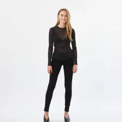 Dame Markhild T-shirt 999 Black Dame Overdele·Overdele