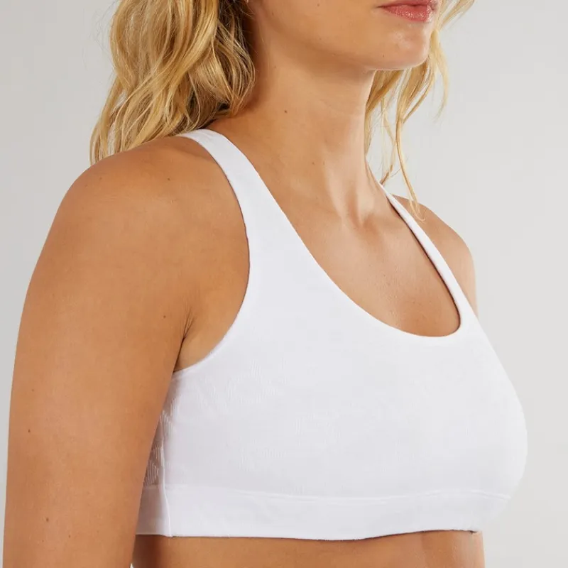 Clearance Dame Microterrot Monogram Racer Croptop Dame Overdele|Overdele·Overdele