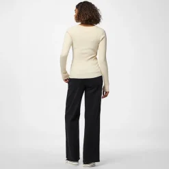 Outlet Dame Mira Strik Top Birch Dame Trøjer Og Cardigans·Trøjer|Overdele·Overdele