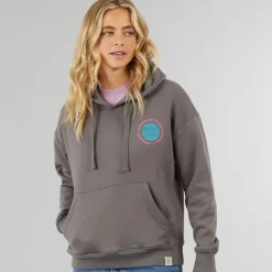 Dame Måneskin Hættetrøje Koksgrå Dame Hættetrøjer Og Sweatshirts·Hættetrøjer