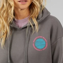 Dame Måneskin Hættetrøje Koksgrå Dame Hættetrøjer Og Sweatshirts·Hættetrøjer