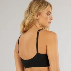 Dame Moderne Flex Lav Ryg Bralette Sort Dame Undertøj, Sokker Og Nattøj·Undertøj|Undertøj