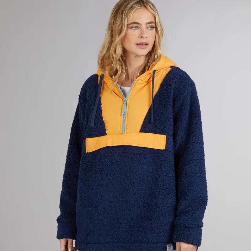 Best Dame Myla Fleecetøj Blå Dame Jakker Og Frakker·Fleecetøj|Hættetrøjer Og Sweatshirts·Fleecetøj