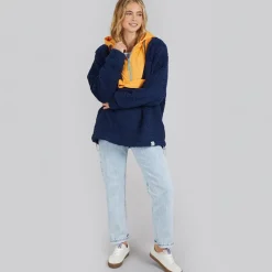 Best Dame Myla Fleecetøj Blå Dame Jakker Og Frakker·Fleecetøj|Hættetrøjer Og Sweatshirts·Fleecetøj