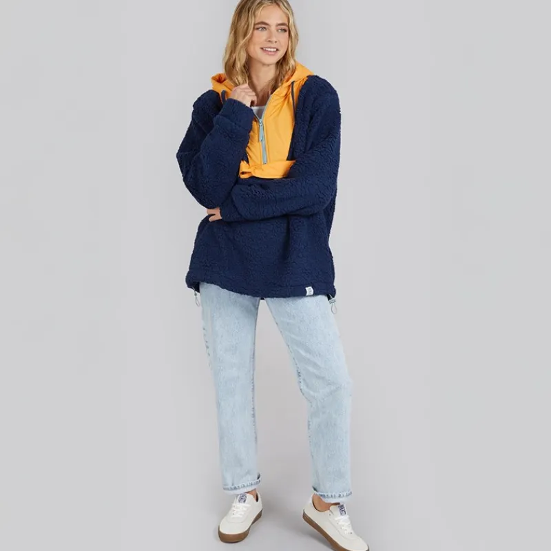 Best Dame Myla Fleecetøj Blå Dame Jakker Og Frakker·Fleecetøj|Hættetrøjer Og Sweatshirts·Fleecetøj