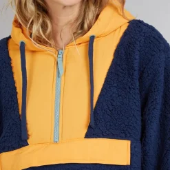 Best Dame Myla Fleecetøj Blå Dame Jakker Og Frakker·Fleecetøj|Hættetrøjer Og Sweatshirts·Fleecetøj