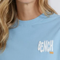New Dame Nanala T-shirt Lyseblå Dame Overdele·T-Shirts|Overdele·Overdele