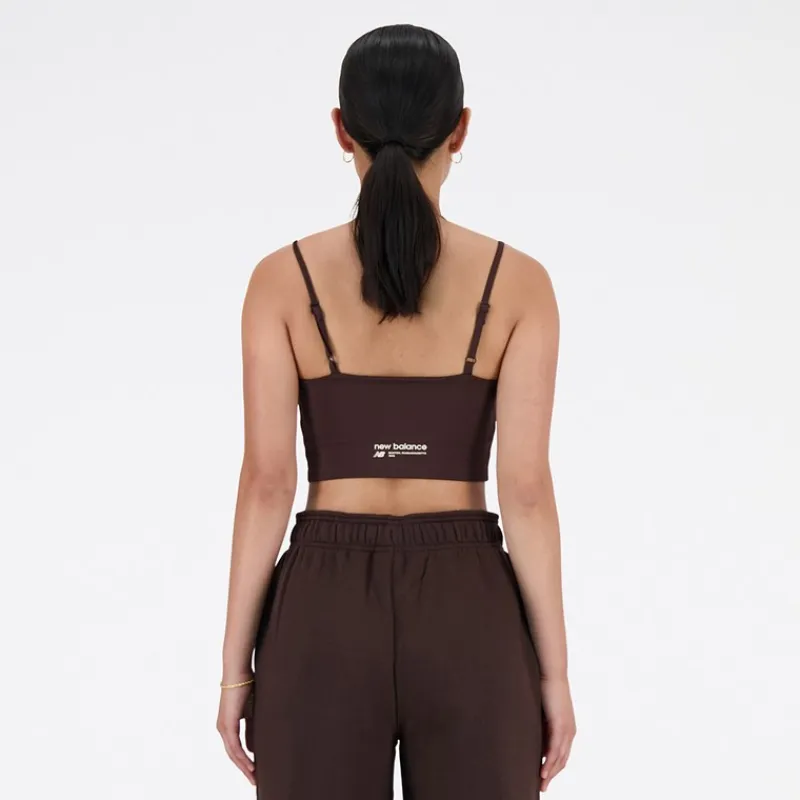 Discount Dame NB Harmony Let Støtte Sports BH Sort Kaffe Dame Træning|Overdele