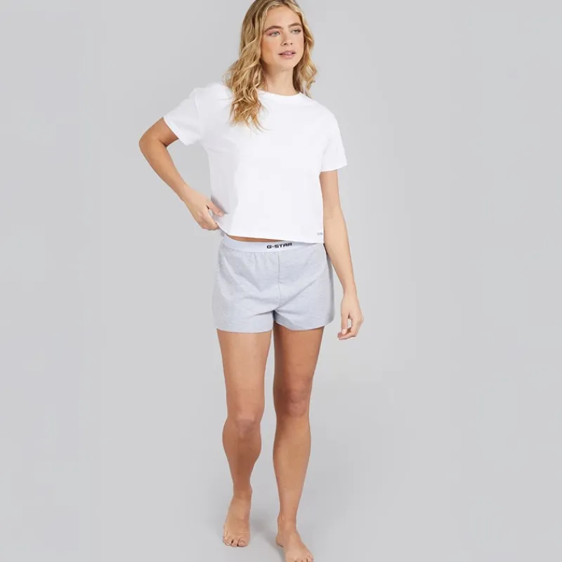 Discount Dame pyjamas sæt Bright White/Light Grey Marl Dame Undertøj, Sokker Og Nattøj·Nattøj