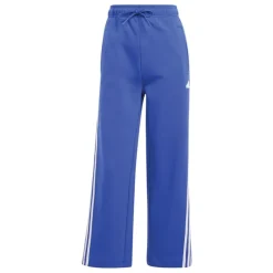 Best Damer Future Icons 3-Stripes Åben Kant 3/​4 Joggingbukser Semi Lucid Blå Dame Sport Træningsbukser|Træningsdragter Og Joggingbukser·Joggingbukser