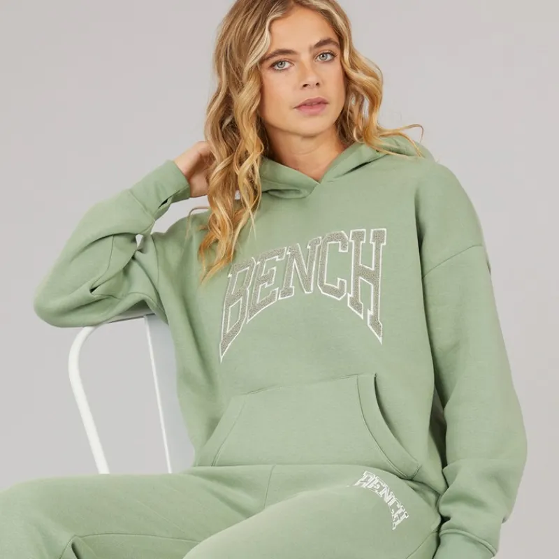 Sale Dame Riddy Oversized Hættetrøje Sage Green Dame Hættetrøjer Og Sweatshirts·Hættetrøjer