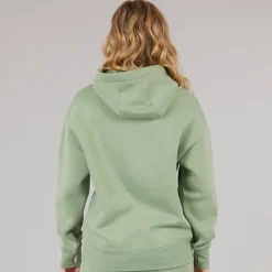 Sale Dame Riddy Oversized Hættetrøje Sage Green Dame Hættetrøjer Og Sweatshirts·Hættetrøjer