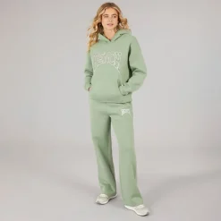 Sale Dame Riddy Oversized Hættetrøje Sage Green Dame Hættetrøjer Og Sweatshirts·Hættetrøjer