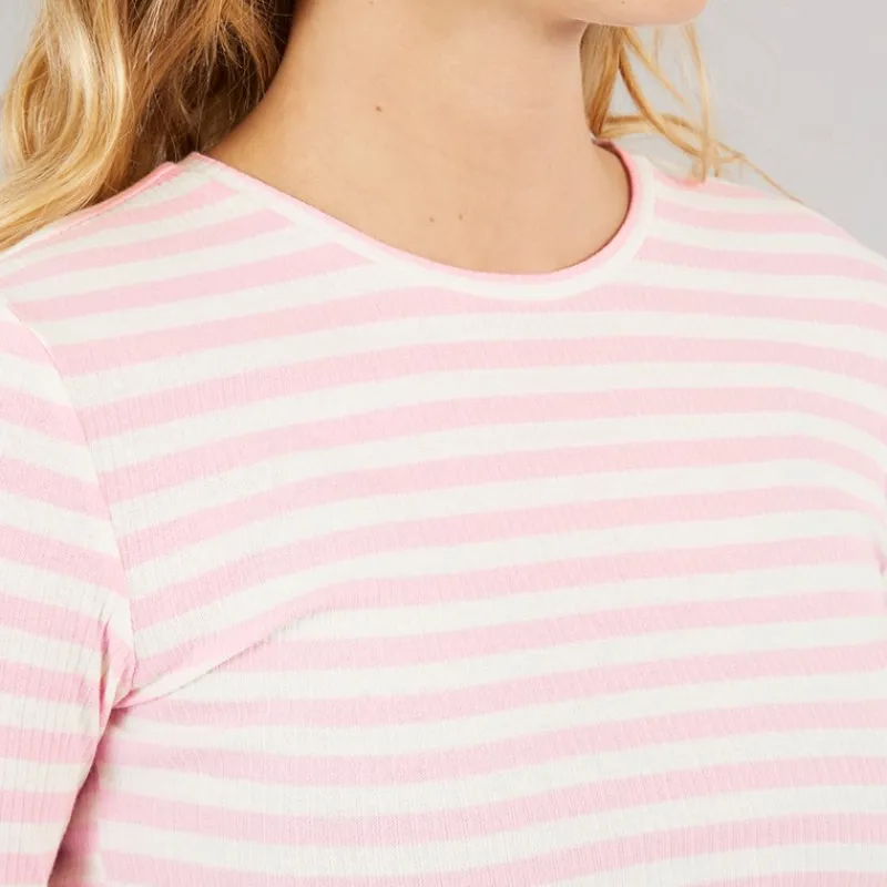 Dame Ruka Langærmet Top Roseate Spoonbill Dame Overdele·T-Shirts|Overdele·Overdele
