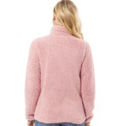 Best Dame Sherpa Fleece Jakke Pink Dame Jakker Og Frakker·Fleecetøj|Hættetrøjer Og Sweatshirts·Fleecetøj