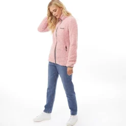 Best Dame Sherpa Fleece Jakke Pink Dame Jakker Og Frakker·Fleecetøj|Hættetrøjer Og Sweatshirts·Fleecetøj