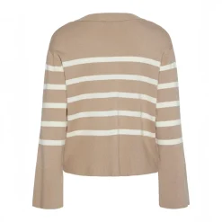 Dame Sia Cardigan Silver Mink Dame Trøjer Og Cardigans·Cardigans|Overdele·Veste
