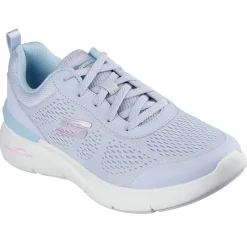 Dame Skech-Air Dynamight 2.0 New Heights Sneakers Blå Dame Sport Sneakers|Sneakers