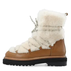 Clearance Damesko Sandra Snøvestøvler Off White Dame Støvler|Støvler