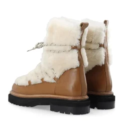 Clearance Damesko Sandra Snøvestøvler Off White Dame Støvler|Støvler