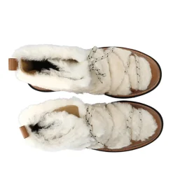 Clearance Damesko Sandra Snøvestøvler Off White Dame Støvler|Støvler