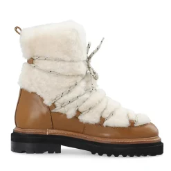 Clearance Damesko Sandra Snøvestøvler Off White Dame Støvler|Støvler