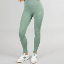 Online Dame Sleek NB Dry Højtaljede Tætsiddende Leggings Mørk Enebær Dame Sport Træningsbukser|Træning