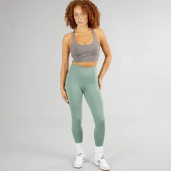 Online Dame Sleek NB Dry Højtaljede Tætsiddende Leggings Mørk Enebær Dame Sport Træningsbukser|Træning