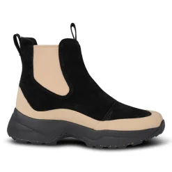 Online Dame Solveig Ruskind Vandtætte Støvler 864 Black/​Coffee Cream Dame Støvler|Støvler