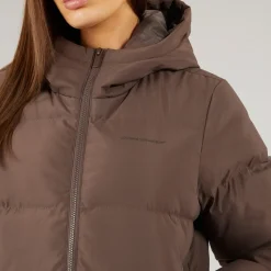 Best Dame Storm Cuff Kort Puffer Jakke Kaffe Dame Jakker Og Frakker·Jakker Og Frakker